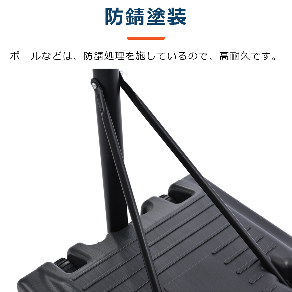 BTM バスケットゴール公式＆ミニバス対応 3段階高さ調節 260-305cm