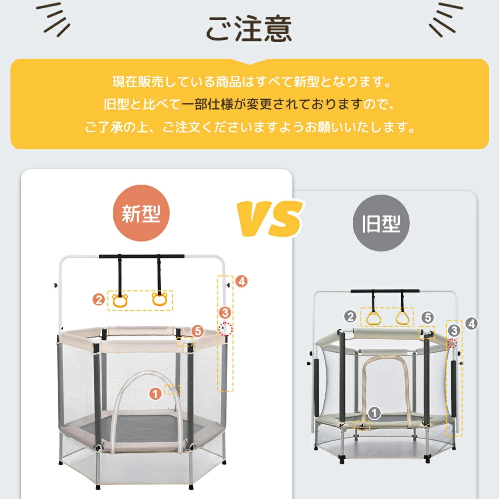 BTM トランポリン 140cm 耐荷重 100kg 鉄棒 吊り輪 3段階高さ調節 大型