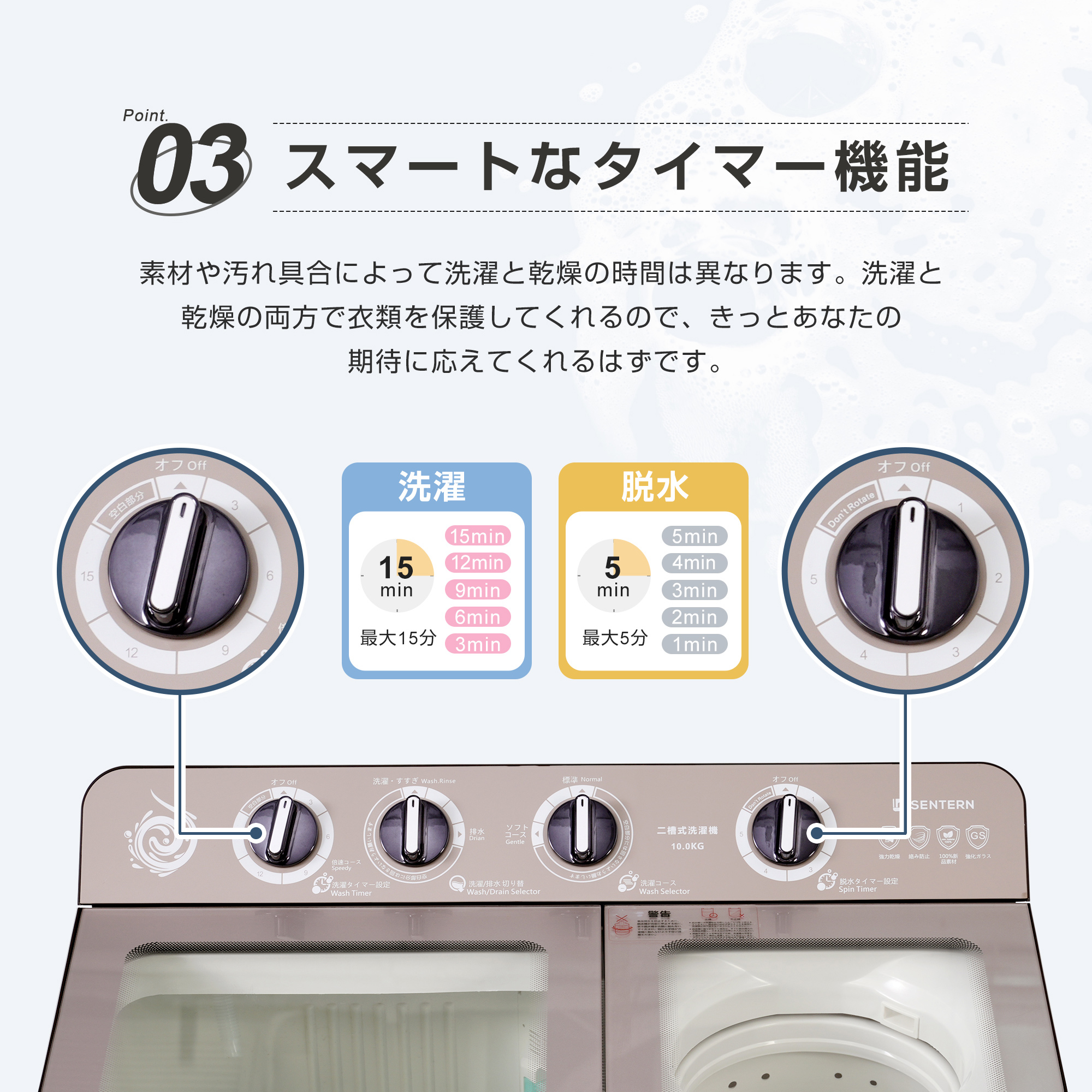 【二槽式】洗濯機 洗濯容量10kg 脱水容量8kg タイマー コンパクト 節電 Amazon | 2槽式洗濯機 洗濯機 13kg 大容量 洗濯容量13kg 脱水10kg 13