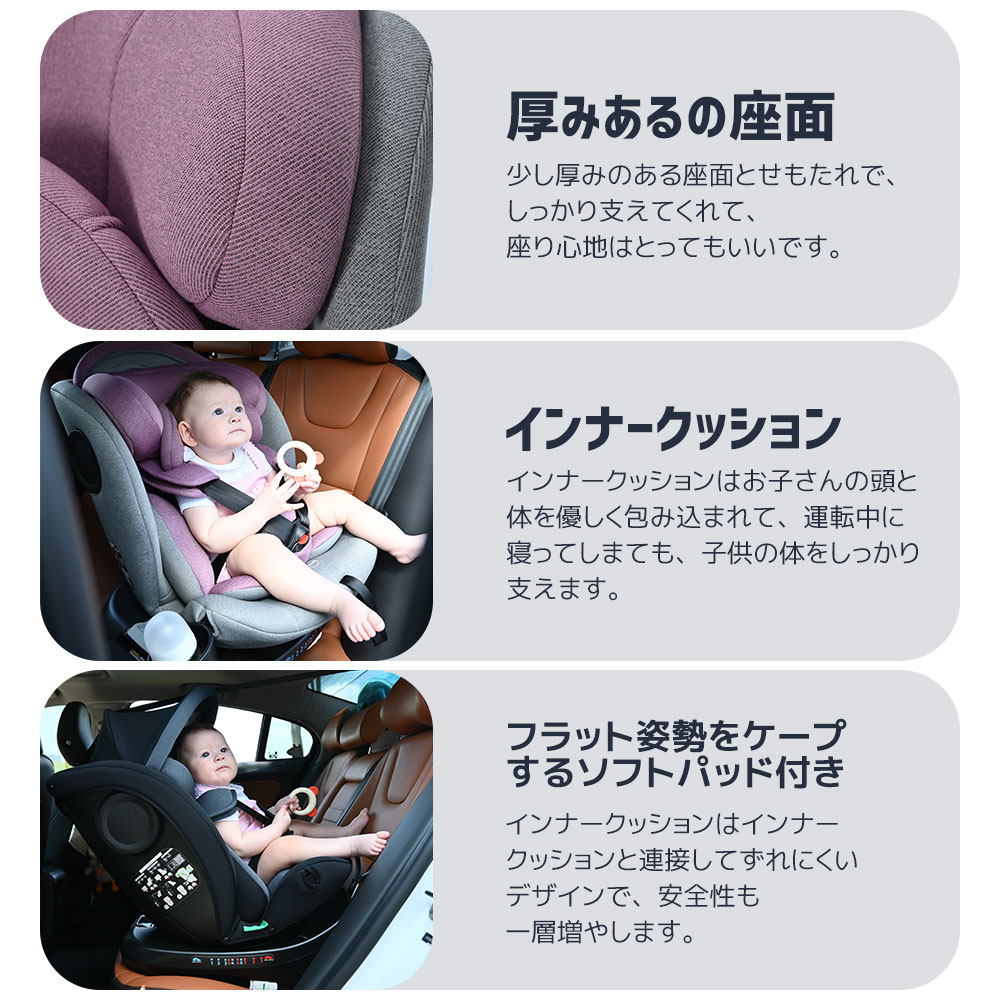 新安全基準R129適合 チャイルドシート 新生児 ISOFIX 0歳〜12歳頃 360度回転式 40〜150cm ジュニアシート キャノピー 洗える  ベビーシート 出産祝い 赤ちゃん : pp311761 : スーツケースの専門店busyman - 通販 - Yahoo!ショッピング