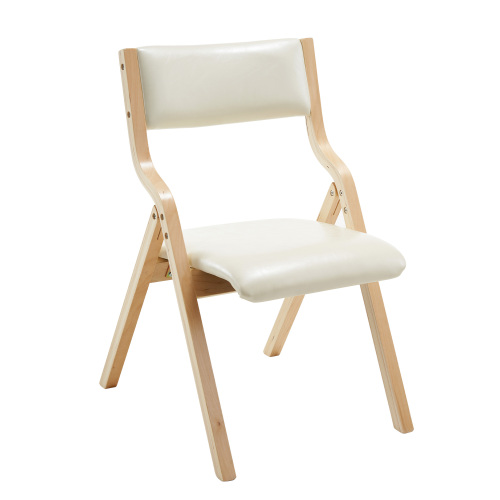 折りたたみチェア イス チェア 木製 椅子 カバー洗える 五色選択可能 PU ダイニングチェア リビング 介護用品 食卓椅子 モダン 送料無料 一年保証