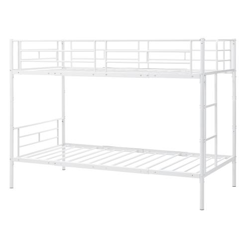 二段ベッド 送料無料 分離可能 ベッド シングル スチール パイプ 金属製 頑丈 垂直はしご 2段ベッド 新作｜busyman-jp｜02