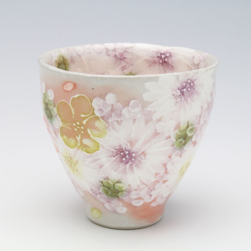受注生産】工房ゆずりは 紫京花 福々碗（平型） : 舞陶館 - 通販