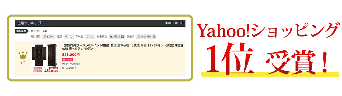 Yahoo!ランキング入賞