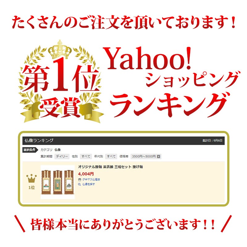 Yahoo!ランキング入賞