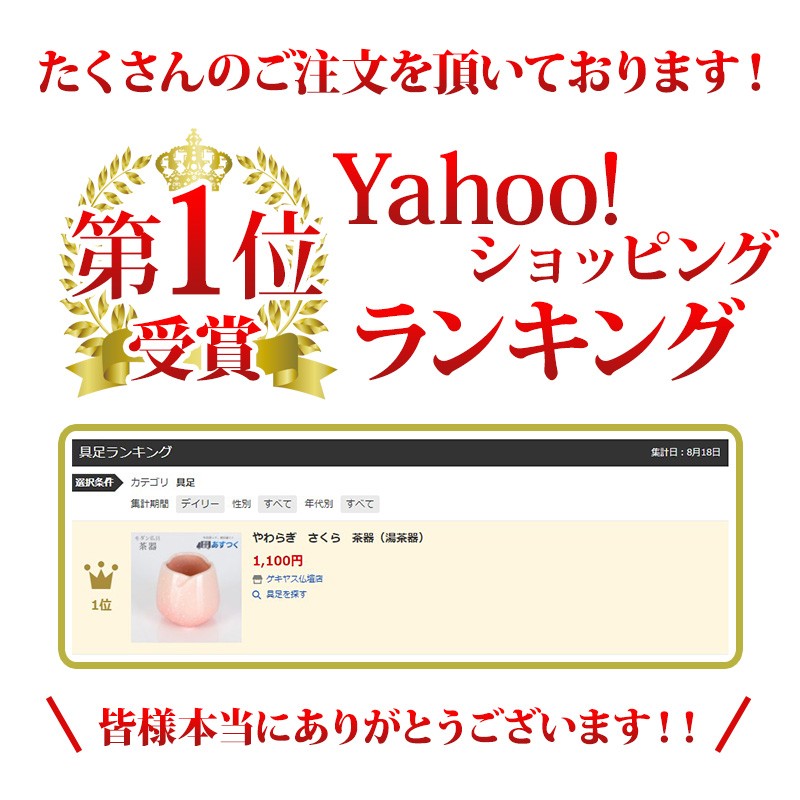 Yahoo!ランキング入賞