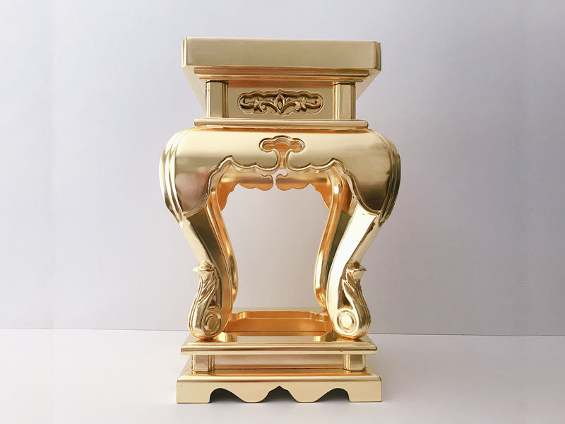 浄土真宗本願寺派 西 仏具 寺院用 寺院仏具 中央卓 経机 机 1尺5寸 対