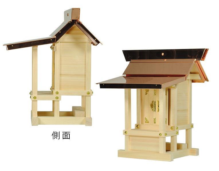 外宮 小型板宮造り 6寸 高さ49cm×棟巾45cm 送料無料 :kmsm-001-60:仏壇・位牌・仏像専門店 - 通販 - Yahoo!ショッピング