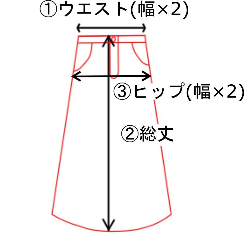 採寸イメージ画像