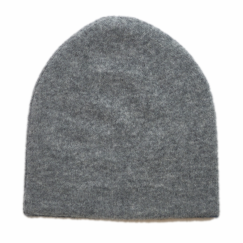 リバーシブル ニット帽 【カシミヤ100％】 レディース メンズ 帽子