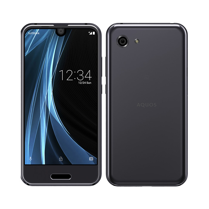 AQUOS - SIMフリー 未使用・美品 AQUOS R compact 701SH ブラック AQUOS R 中古 compact 701SH SoftBank版SIMフリー 本体 Aランク スマホ