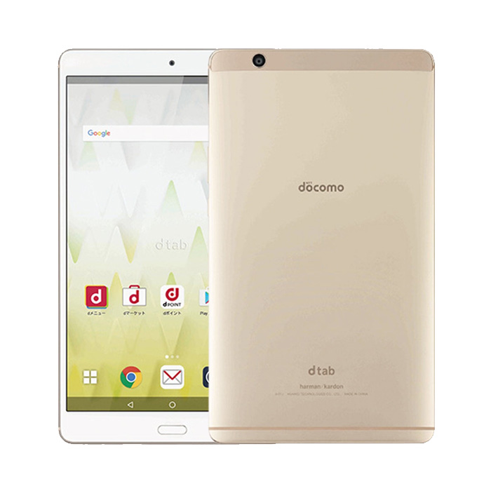 dtab 中古 Compact d-01J docomo版SIMフリー 本体 Bランク タブレット