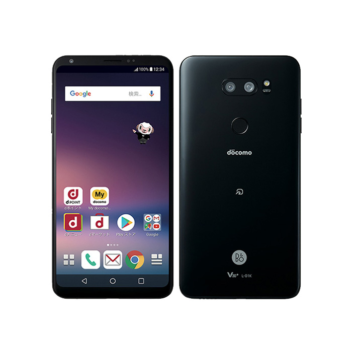 LGエレクトロニクス 中古 V30+ L-01K docomo版SIMフリー 本体 Bランク