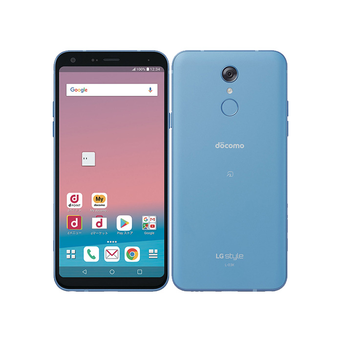 SIMフリー 本体 LG Style L-03K 64 GB 490G ブルー LGエレクトロニクス 新品未使用 LG style L-03K docomo版SIMフリー