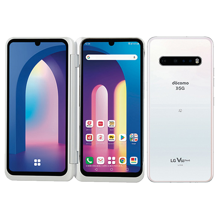 LGエレクトロニクス 中古 LG V60 ThinQ 5G L-51A_LGデュアルスクリーン