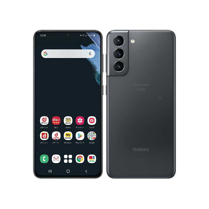 新品未使用品　Galaxy S21 5G ファントムグレー docomo simロック解除済み Galaxy S 中古 S21 5G SC-51B docomo版SIMフリー 本体 Cランク スマホ