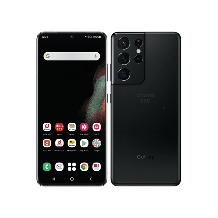 Galaxy S 中古 S21 Ultra 5G SC-52B docomo版SIMフリー 本体 Aランク