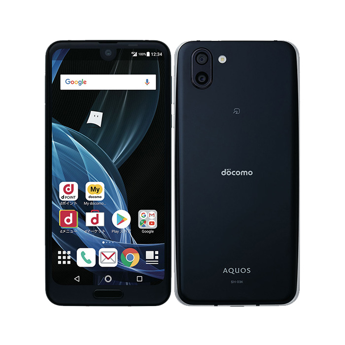 ◆新品 未使用 AQUOS R2 SH-03K docomo版　ブラック AQUOS R 新品未使用 R2 SH-03K docomo版SIMフリー 本体 Sランク スマホ