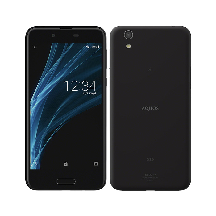 AQUOS sense 中古 SHV40 au版SIMフリー 本体 Bランク スマホ 最大1年間