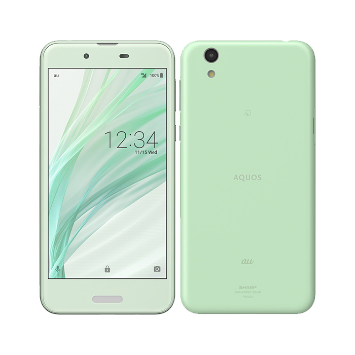 AQUOS sense 中古 SHV40 au版SIMフリー 本体 Bランク スマホ 最大1年間