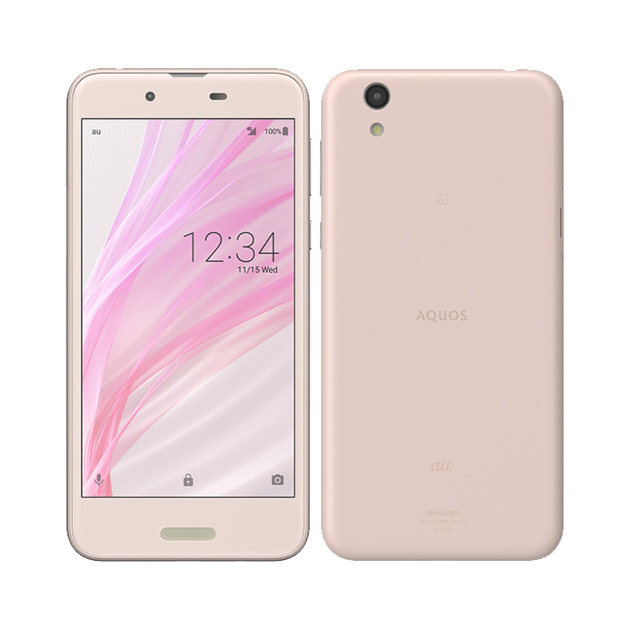 AQUOS sense 中古 SHV40 au版SIMフリー 本体 Bランク スマホ 最大1年間