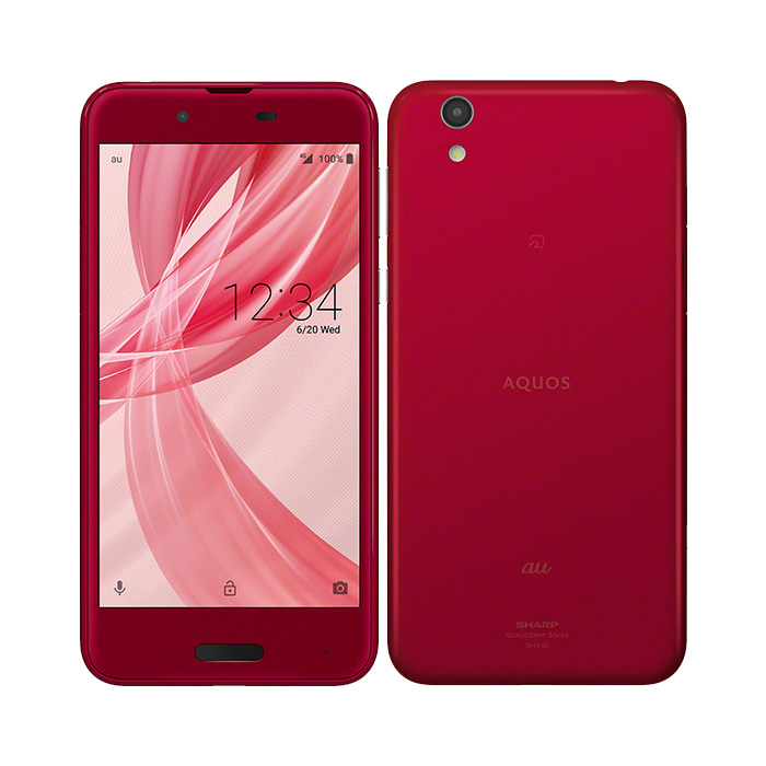 AQUOS sense 中古 SHV40 au版SIMフリー 本体 Bランク スマホ 最大1年間
