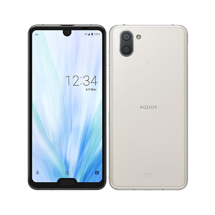 AQUOS R 中古 R3 SHV44 au版SIMフリー 本体 Bランク スマホ 最大1年間