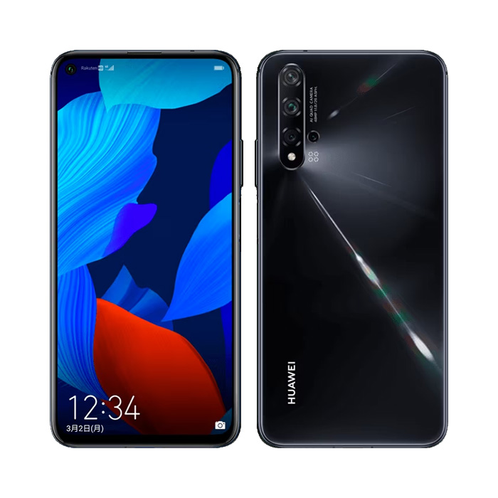 HUAWEI nova 5T 128GB SIMフリー 美品 HUAWEI nova 中古 5T SIMフリー 本体 Cランク スマホ 最大1年間保証