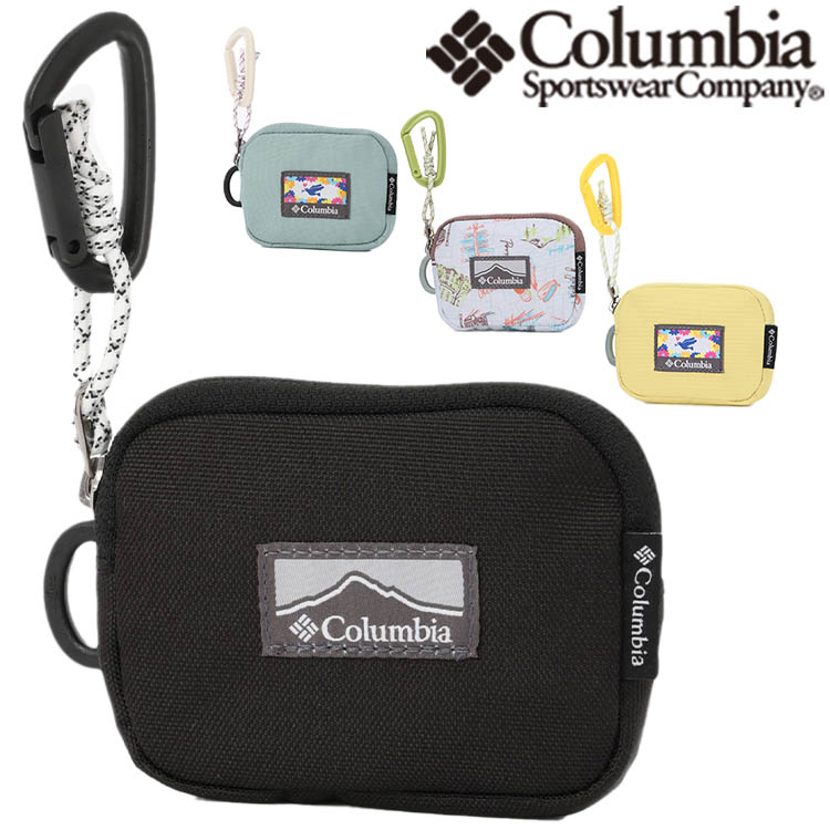 Columbia コロンビア コインケース 財布 小銭入れ カラビナ付き