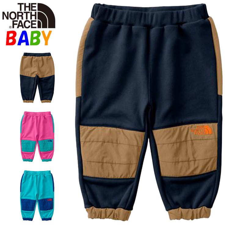 ノースフェイス Tデナリスウェットジャケット 110アーバンネイビー×ブラウン THE NORTH FACE（ザ ノースフェイス） ベビー デナリスウェットパンツ
