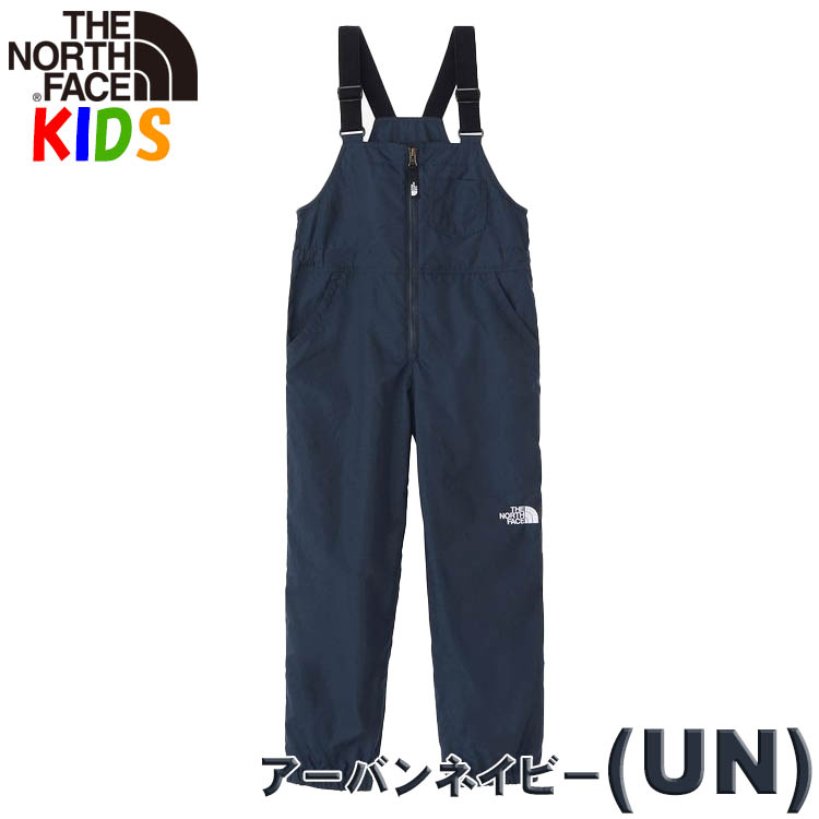 ノースフェイス キッズ オーバーオールパンツ 100-150cm North Faceフィールドビブ...