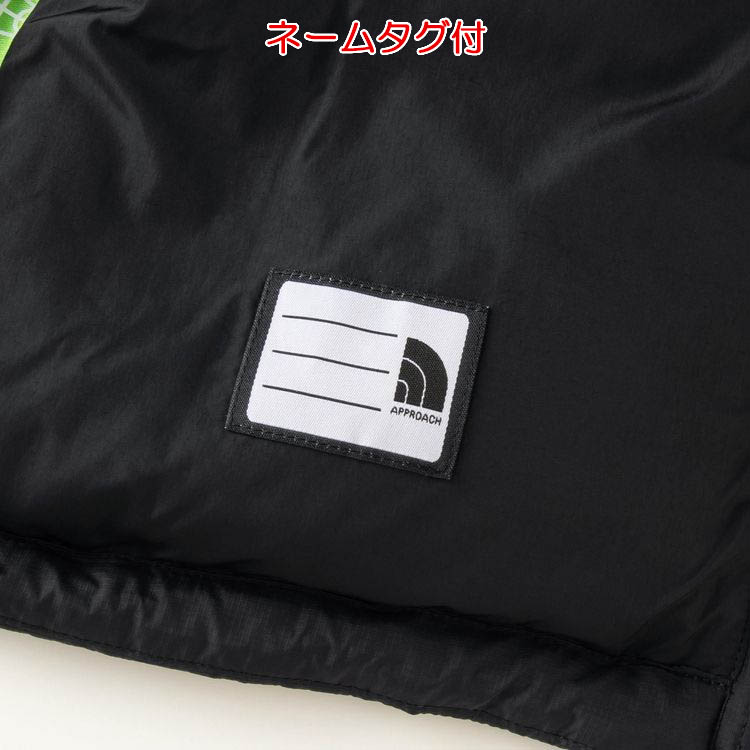 海外限定 ノースフェイス キッズ 150 ダウンジャケット 赤 茶 刺繡ロゴ tnf-nj1dm96st.jpg