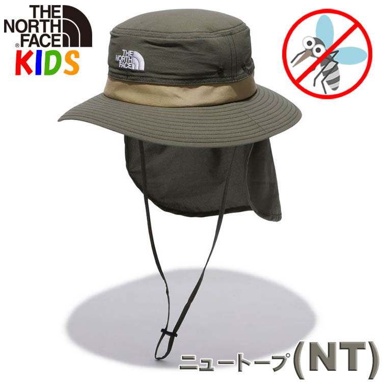 ノースフェイス キッズ帽子 TNF虫よけハット ビーフリーシールド North