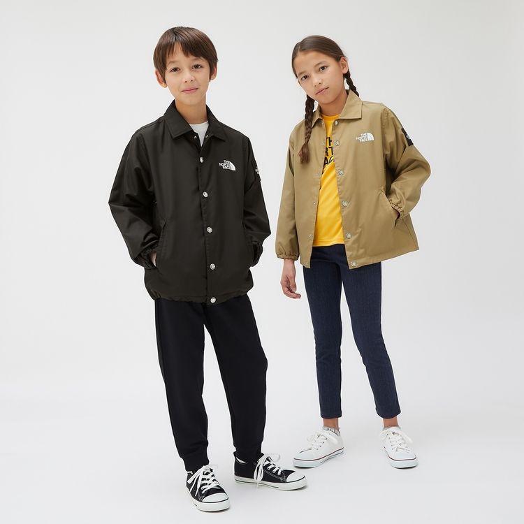 ノースフェイス キッズ 100-150cm ザ・コーチジャケット North Face 長袖 無地 男の子用 女の子用 アウター  おしゃれアウトドアブランドカッコイイ アウター