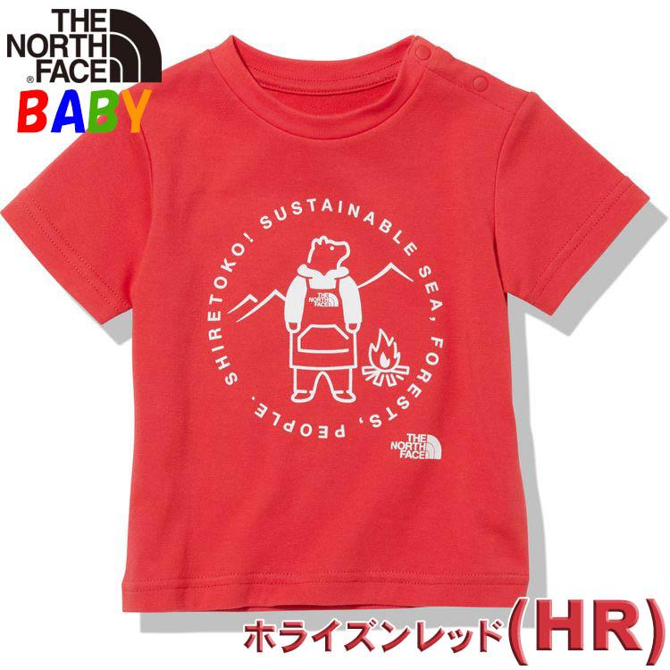 ザ ノースフェイス シレトコトコ 半袖Tシャツ 80cm 赤 レッド 通販