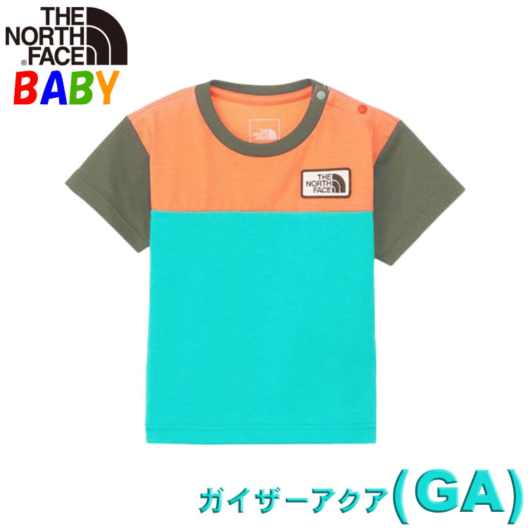 LINE登録で300円クーポン ノースフェイス ベビー 80-90cm 半袖Tシャツ TNFグランド...