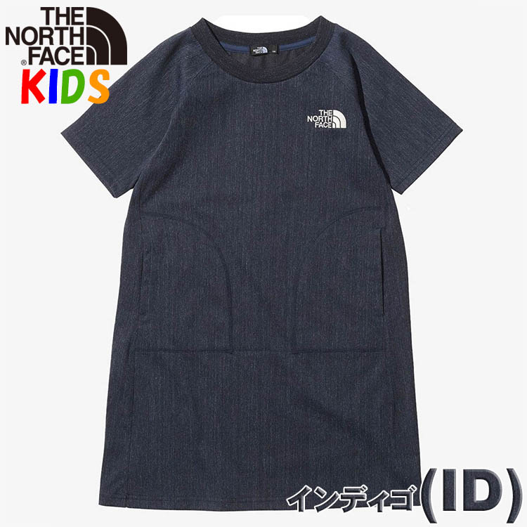 決算セール開催中 ノースフェイス キッズ おしゃれ ワンピース 女の子 100-150cm  North Face 半袖 アウトドアブランド 子供用 かわいい ロゴ 春夏秋冬｜buyersnetclub｜02