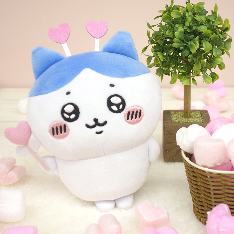 Sun Arrow ちいかわ ぽてたまぬいぐるみ ハチワレ ハート 18cm