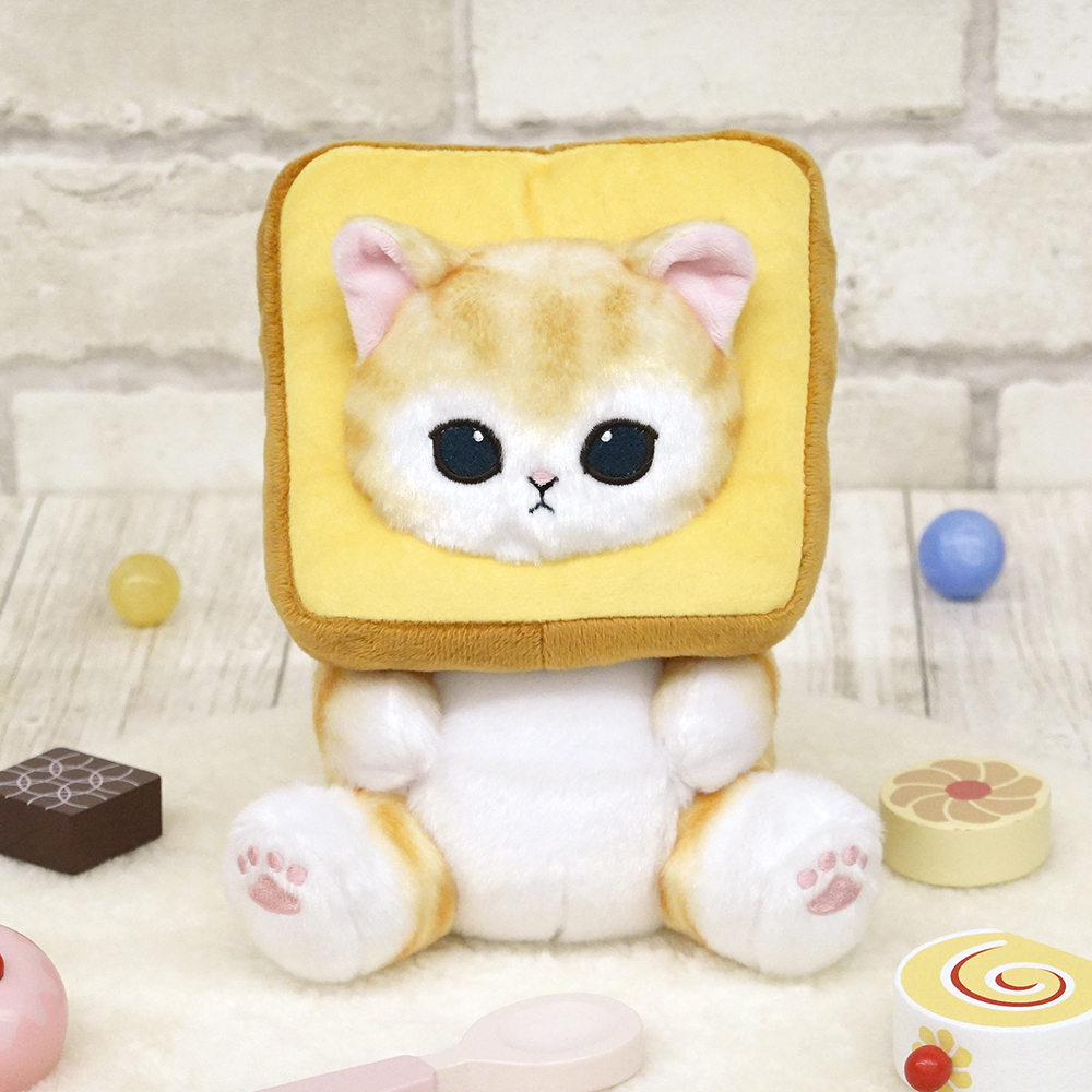 Sun Arrow ぽてたまぬいぐるみ モフサンド パンにゃん ベージュ