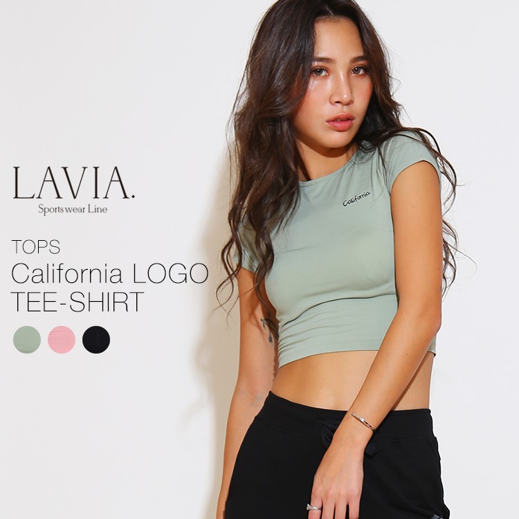 ヨガウェア おしゃれ ブランド ヨガウェア トップス ホットヨガウェア トップス スポーツウェア レディースtシャツ LAVIA  CaliforniaロゴTシャツ :sw-top-00013:BUYSENSE - 通販 - Yahoo!ショッピング
