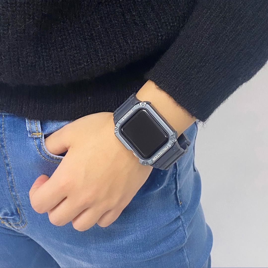 アップルウォッチ バンド ベルト apple watch レディース SE 38mm 40mm 42mm 44mm ブランド おしゃれ 可愛い 上品  高級感 バンパーバンド｜buysense｜09