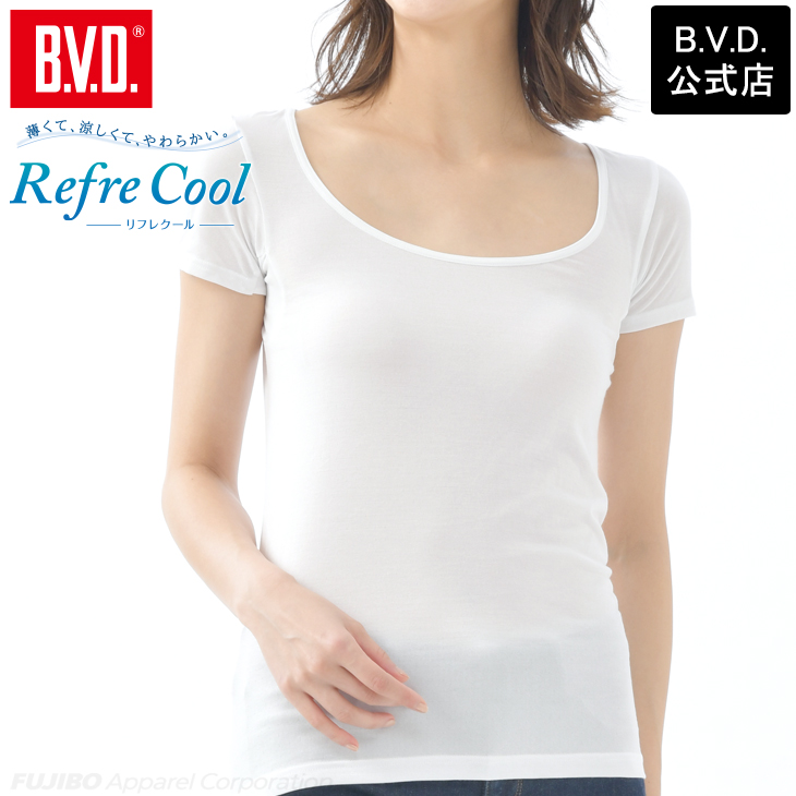 B.V.D 涼しい インナーシャツ レディース 脇汗 メッシュ bvd 吸水速乾