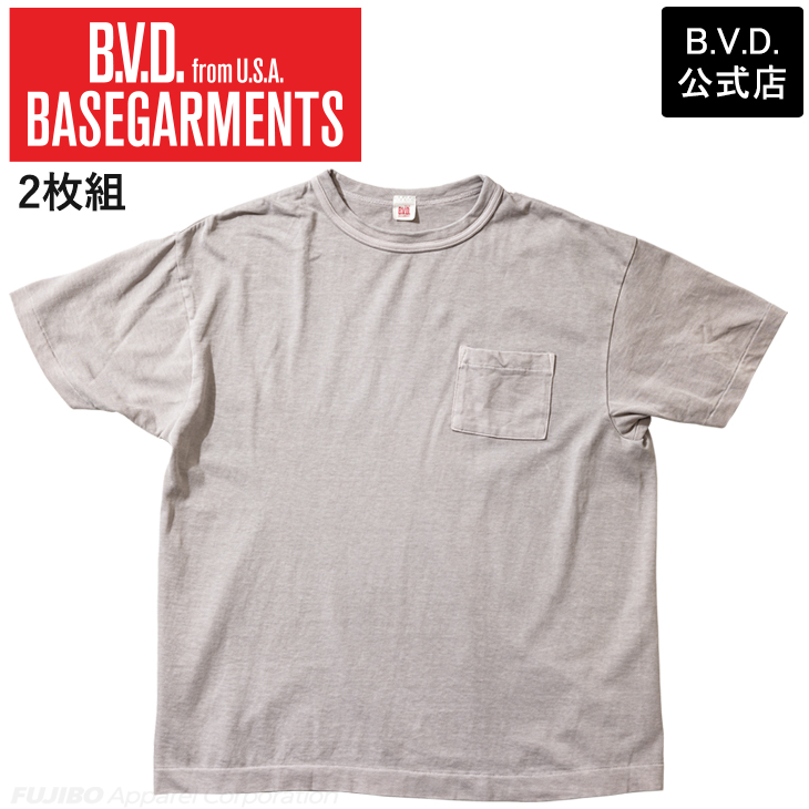 bvd t シャツ オファー グレー