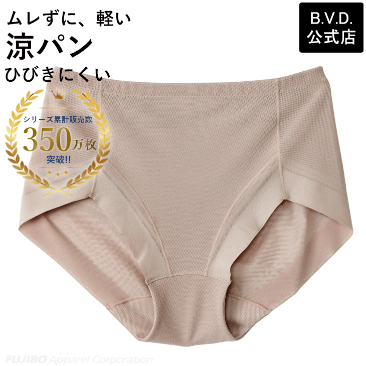 バ*ん様 プリュスSサイズ エステル短冊ショーツ 【公式通販】