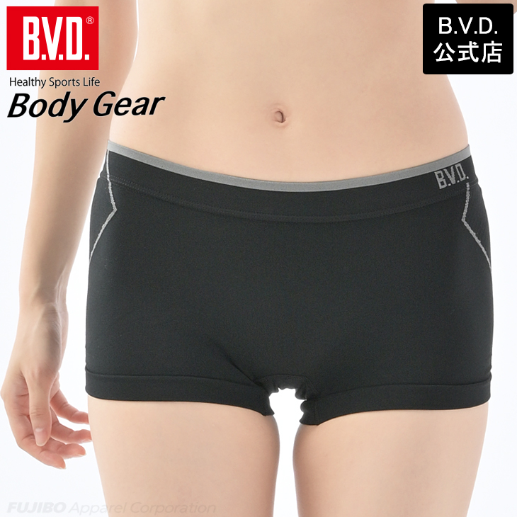 B.V.D ショーツ パンツ レディース ボーイズレングス 吸水速乾 抗菌