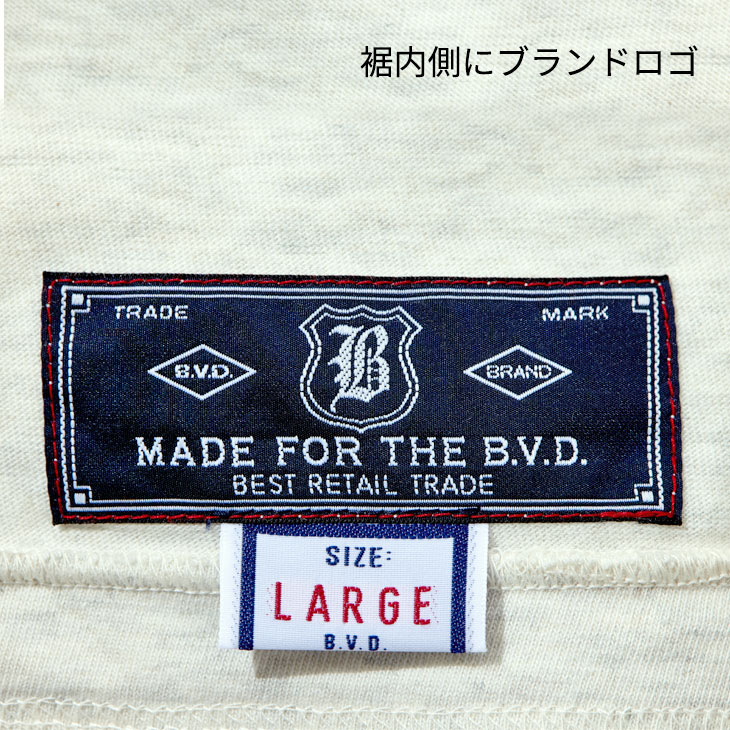 ビンテージ　B.V.D. メッシュT B.V.D tシャツ ヘビーウエイト 綿100％ ポケット付き 杢 クルー