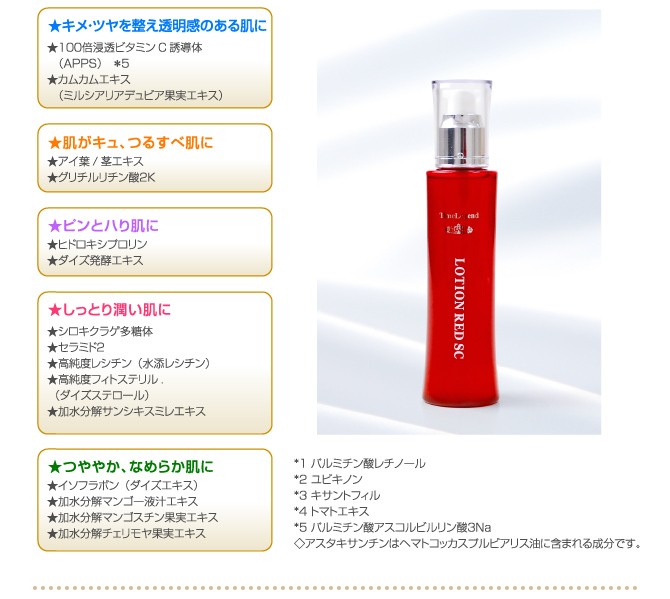 TimeLegend（タイムレジェンド） 赤いフラーレン化粧水