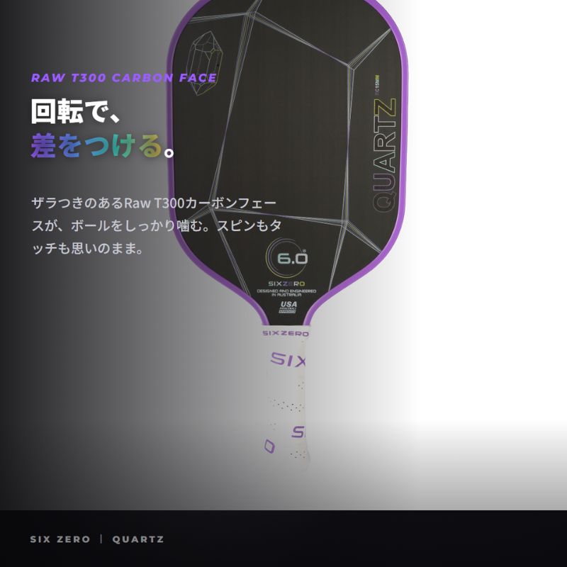 15mmポリプロピレン・ハニカムコア＋ワンピース・ユニボディ｜Six Zero Quartz コントロールとパワー