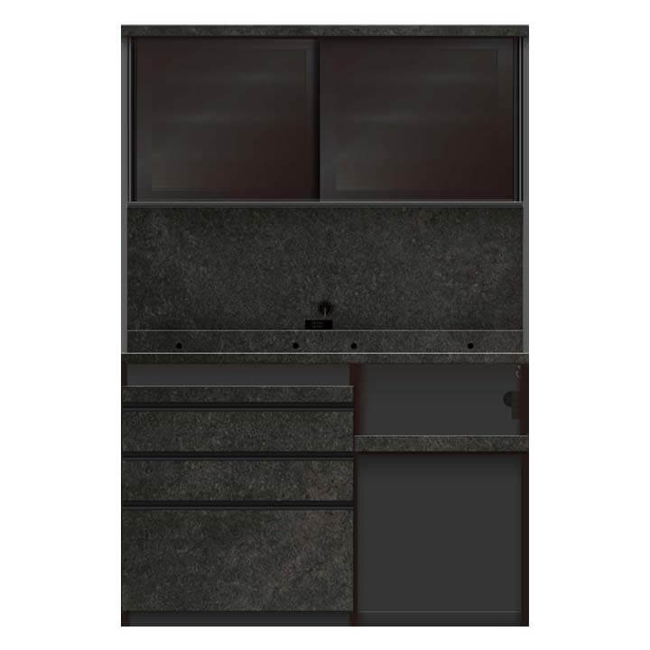 パモウナ 食器棚 幅140cm 奥行45cm 高さ207cm JN 完成品 棚 国産 キッチンボード ダイニングボード カップボード 引き戸 レンジボード レンジ台 送料無料