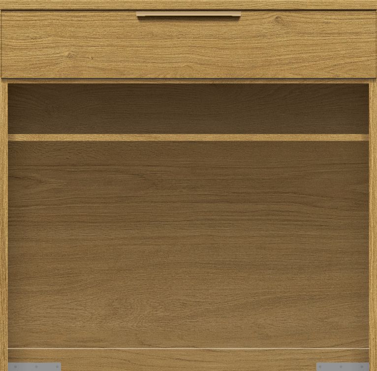 パモウナ カウンター 幅90cm 奥行50cm 高さ89cm NW 下台販売 完成品 棚